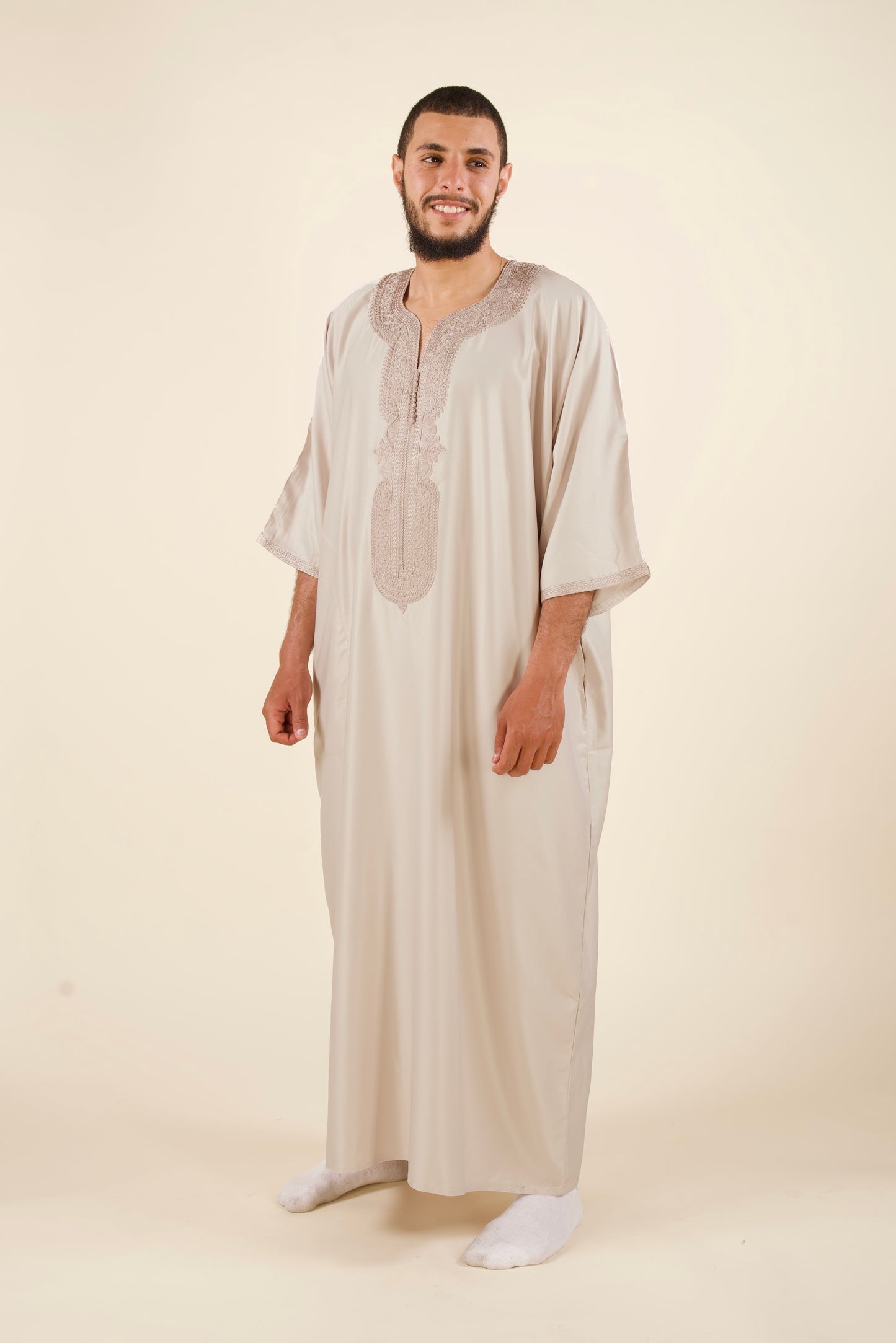 Light Beige - Moroccan thobe