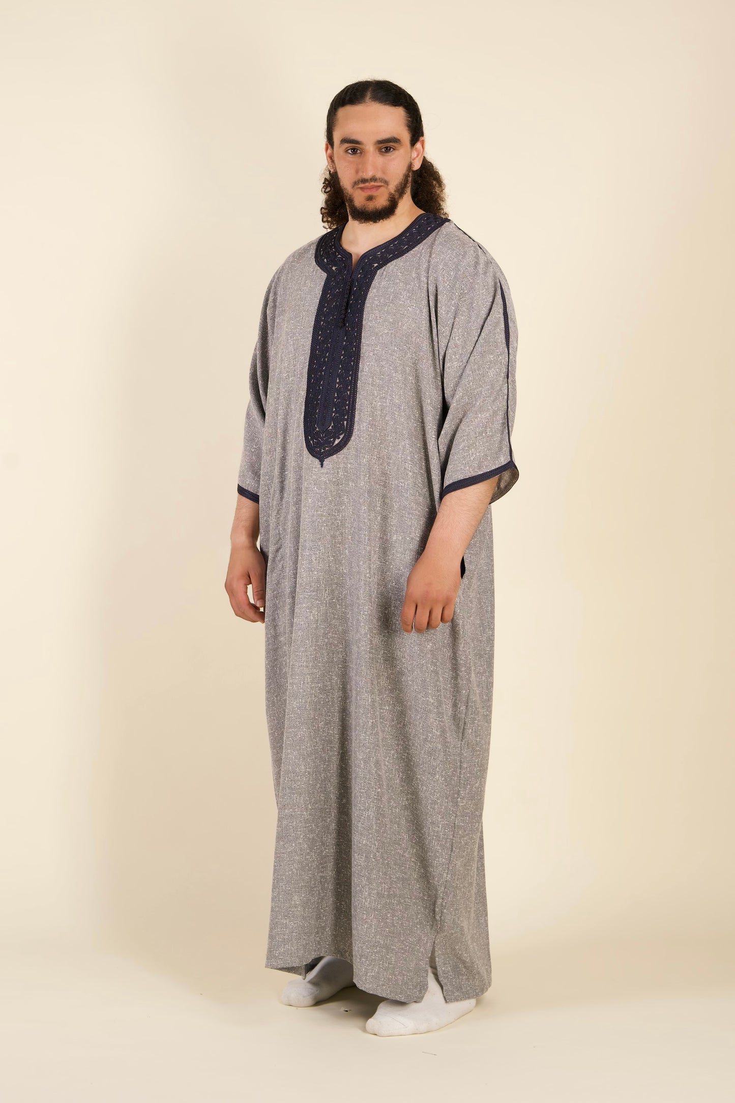 Midnight Navy - Moroccan thobe