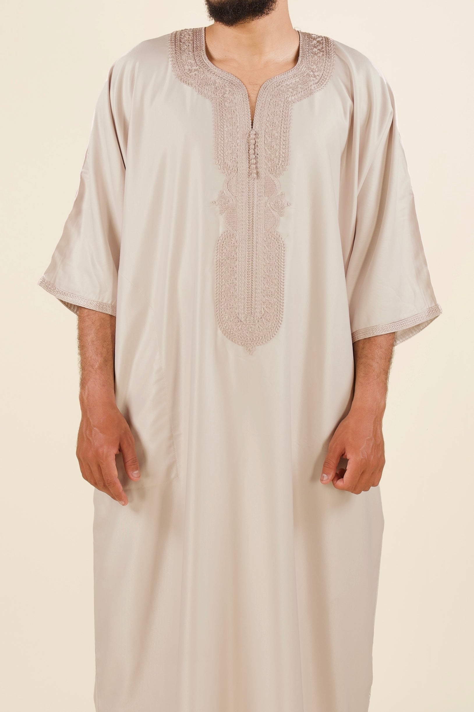 Light Beige - Moroccan thobe