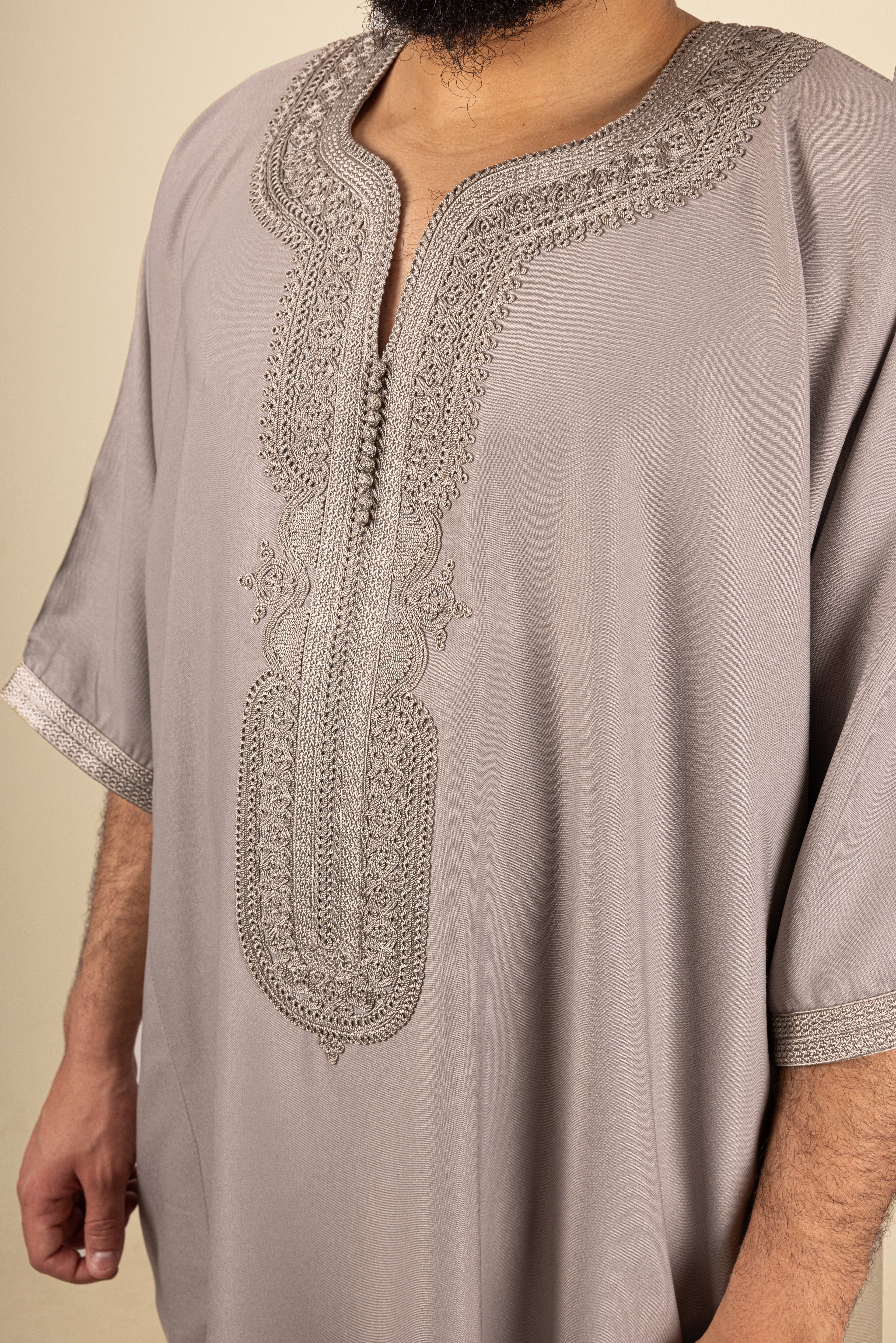 Cloud Grey - Moroccan thobe