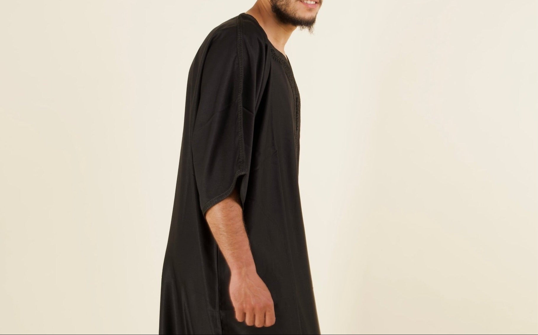 Triple Black - Moroccan thobe